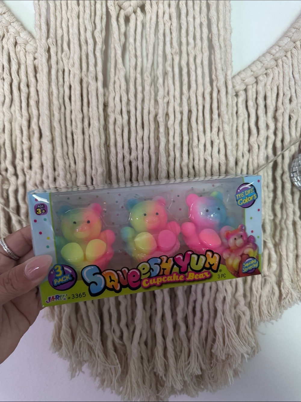 🧸 VIRAL Squishy Cupcake Bear 3-Pack - Multicolor
